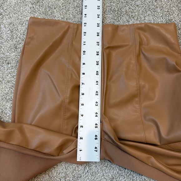 Calvin Klein medium faux leather front pull on slim stretch pant P3 2466 - Picture 8 of 12